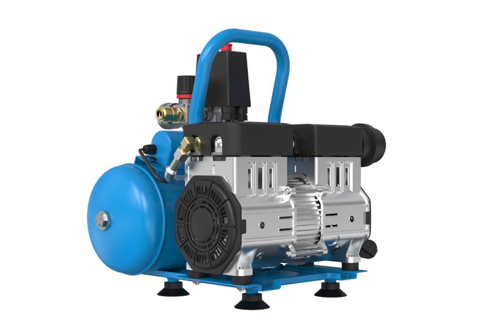 Kompressor stillegående 0,75 hk og 6 liters tank - PRIZE